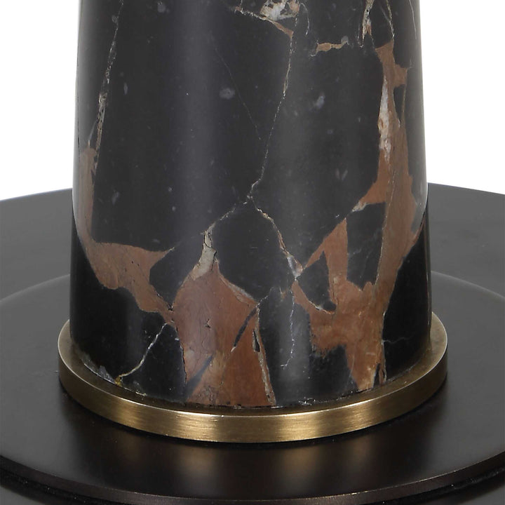Tallarico Brass & Marble Floor Lamp