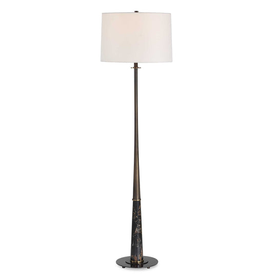 Tallarico Brass & Marble Floor Lamp
