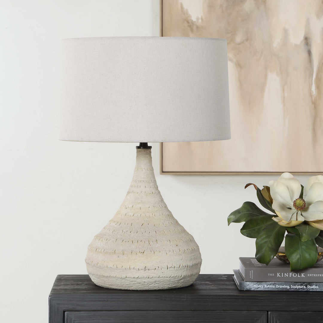 Olsen Indoor-Outdoor White Table Lamp