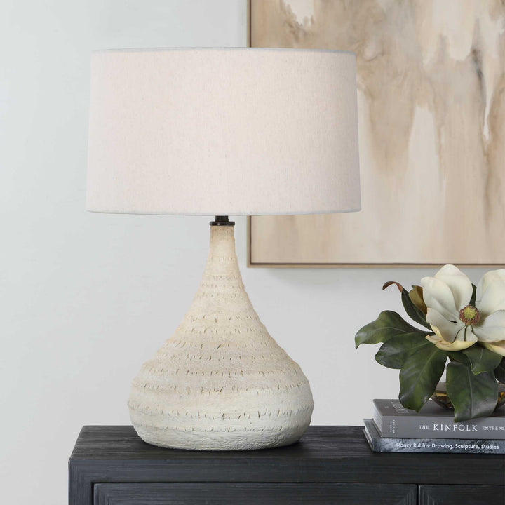 Olsen Indoor-Outdoor White Table Lamp
