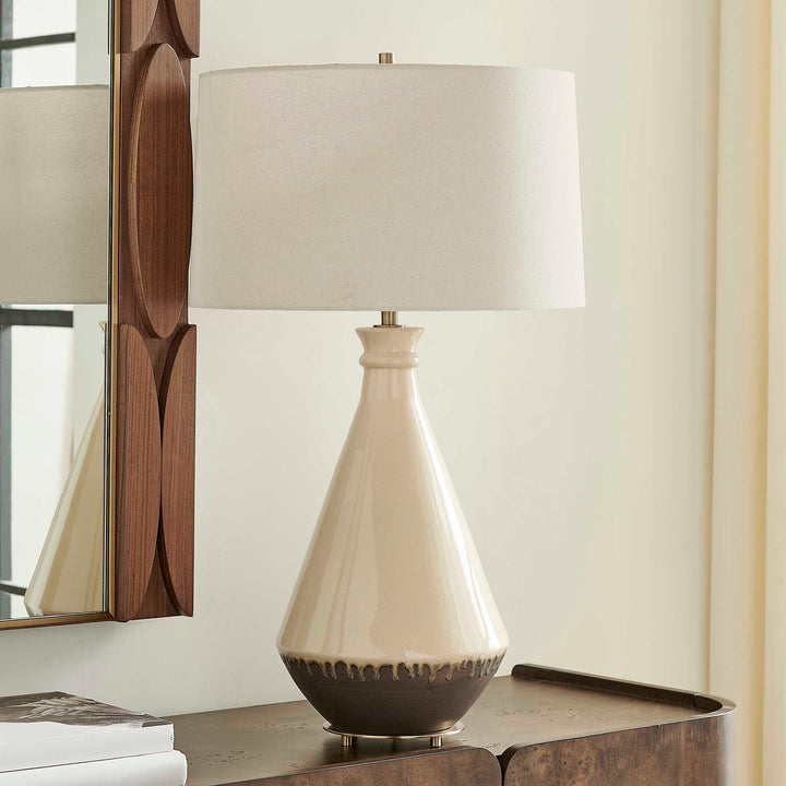 Banham Beige Table Lamp