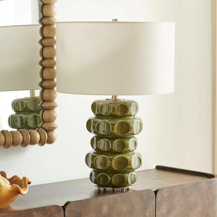 Masau Moss Green Table Lamp