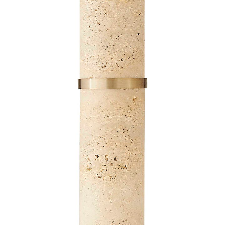 Verlaine Travertine Floor Lamp