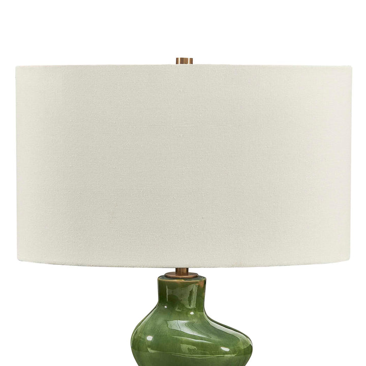 Esall Dark Green Table Lamp