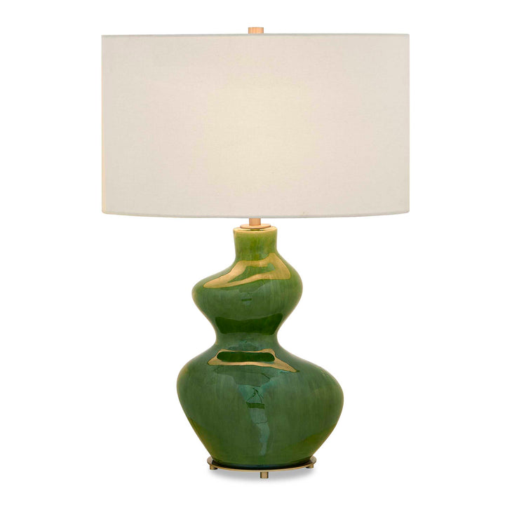 Esall Dark Green Table Lamp