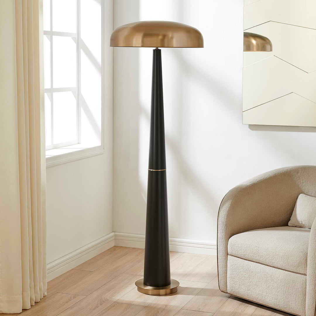Davis Black Floor Lamp