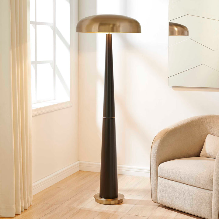 Davis Black Floor Lamp
