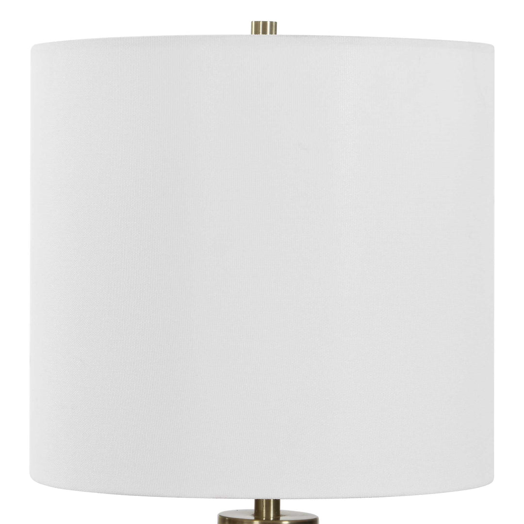 Aspis Green Glass Table Lamp