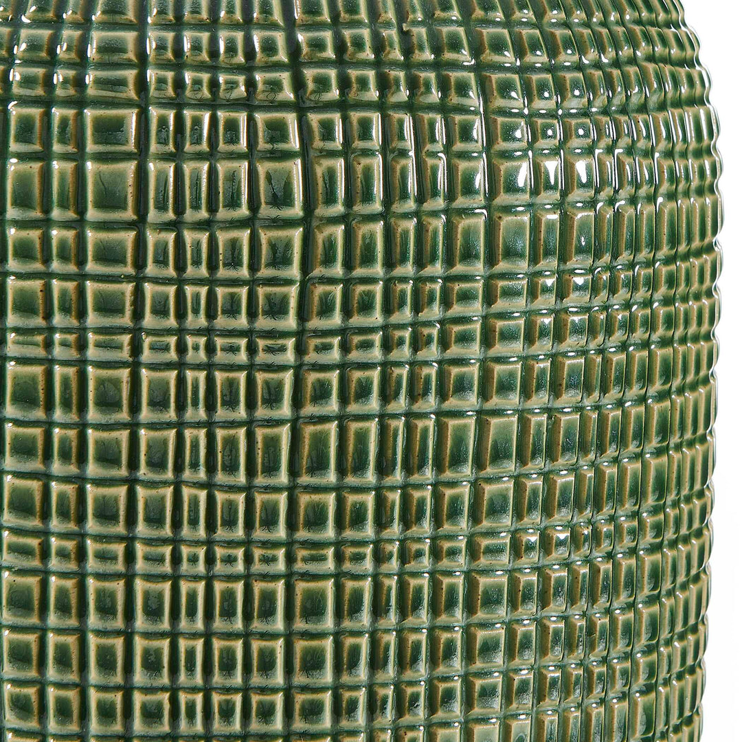 Dulcich Green Grid Table Lamp