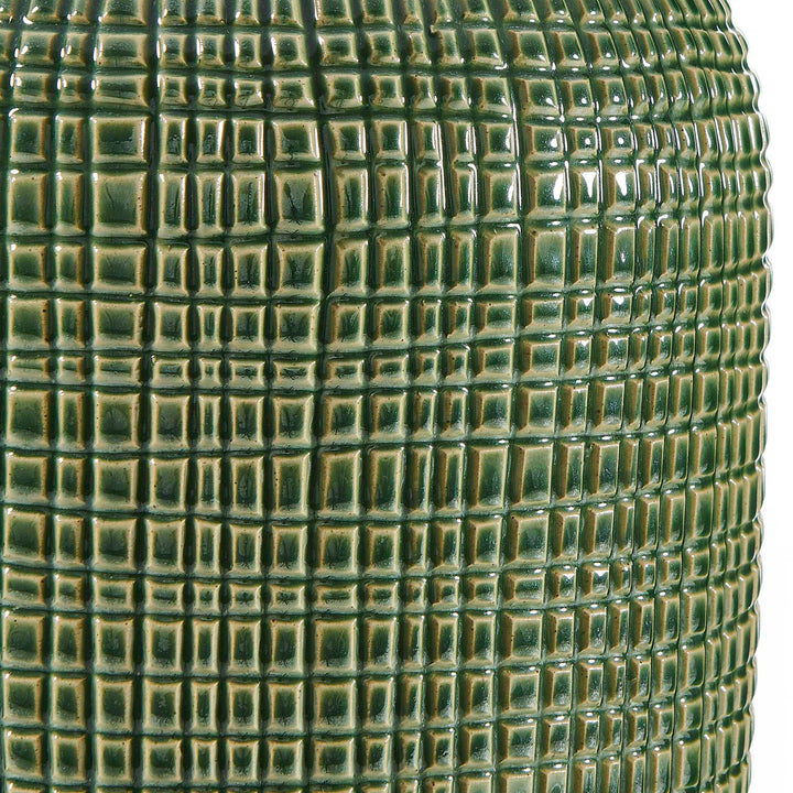 Dulcich Green Grid Table Lamp