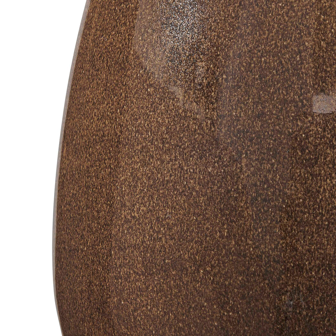 Vinson Glossy Brown Table Lamp