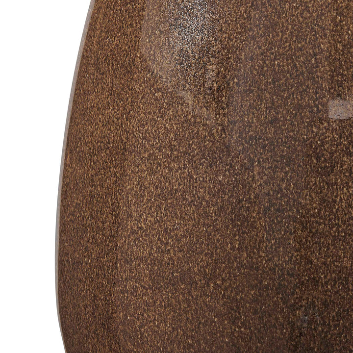 Vinson Glossy Brown Table Lamp