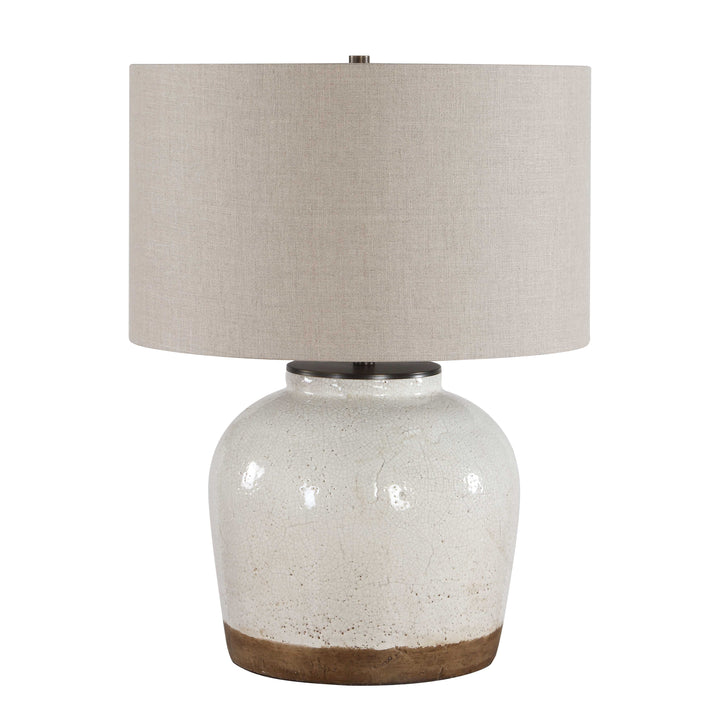 Jarret Glaze White Table Lamp