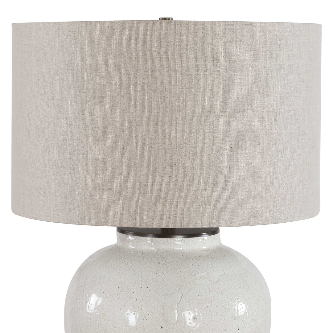 Jarret Glaze White Table Lamp