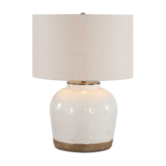Jarret Glaze White Table Lamp