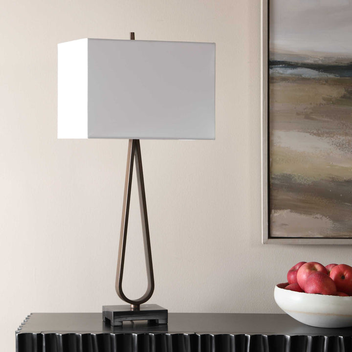 Galloway Dark Bronze Table Lamp