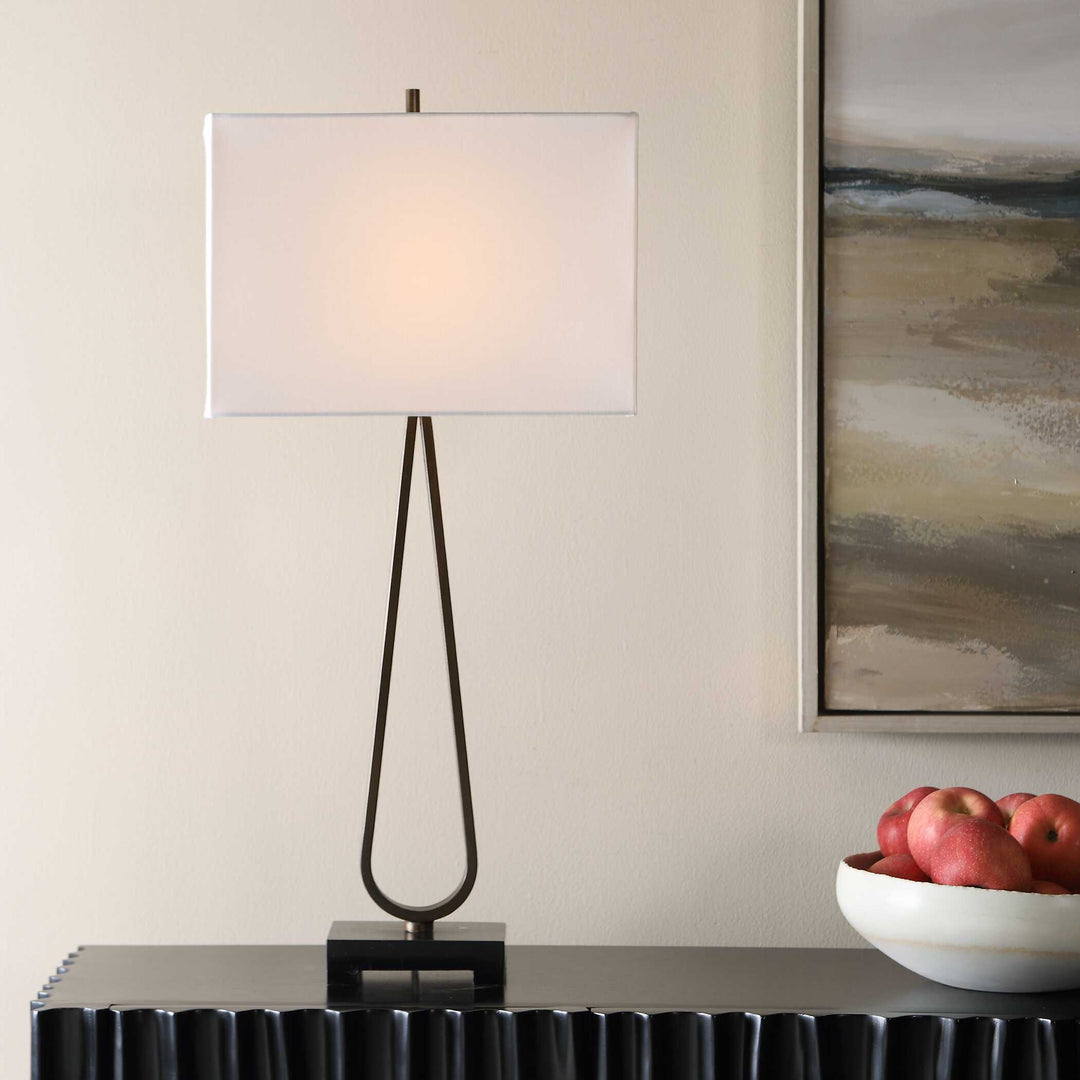 Galloway Dark Bronze Table Lamp