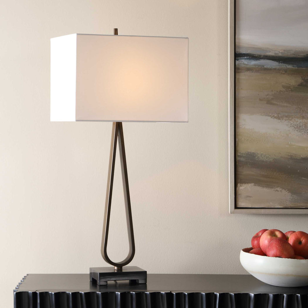 Galloway Dark Bronze Table Lamp