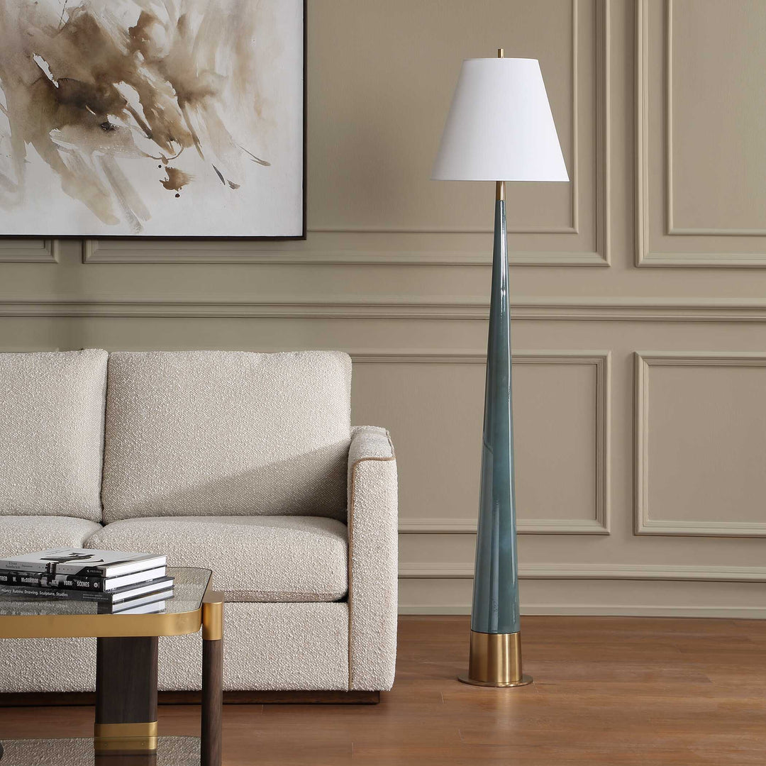 Riccardi Blue Floor Lamp