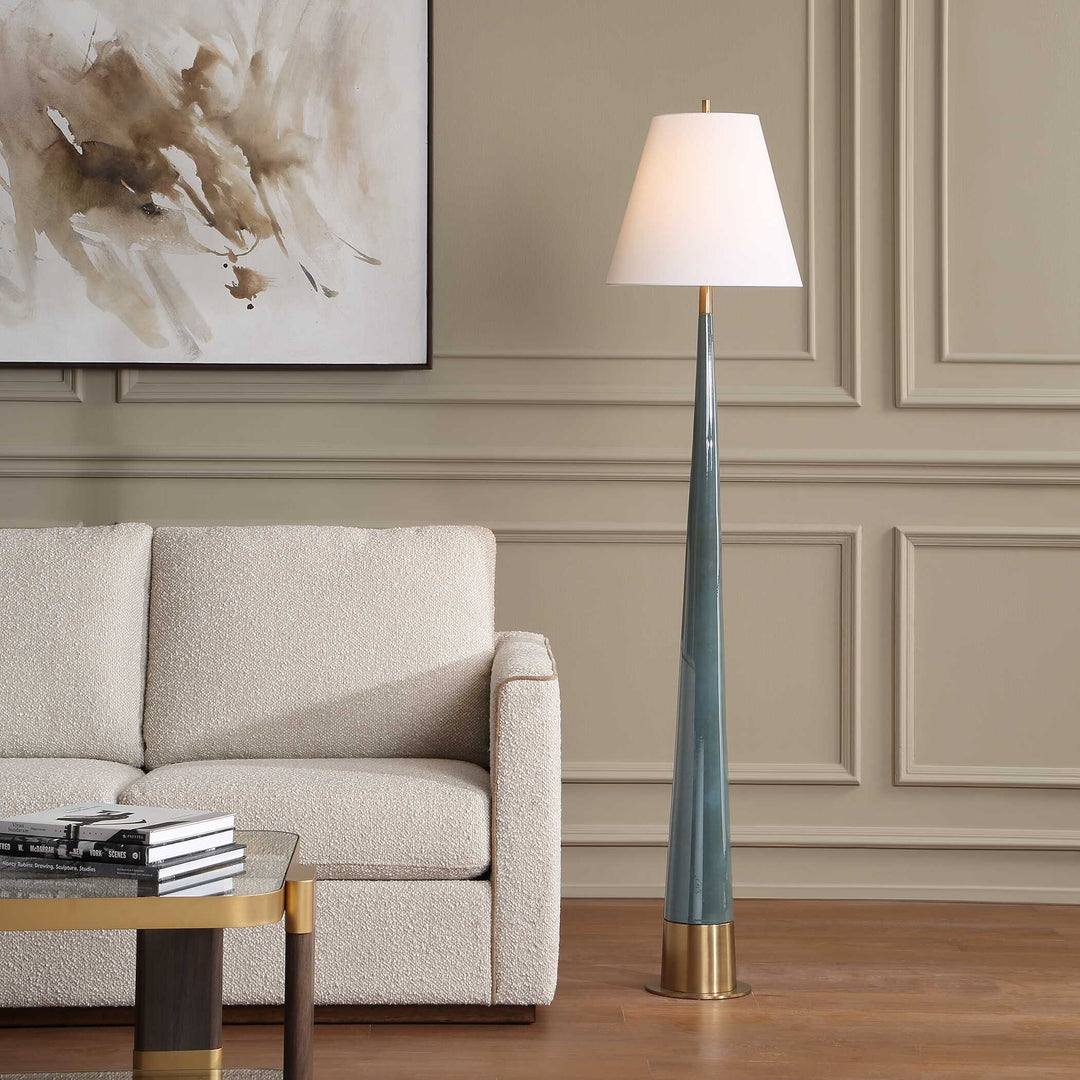 Riccardi Blue Floor Lamp
