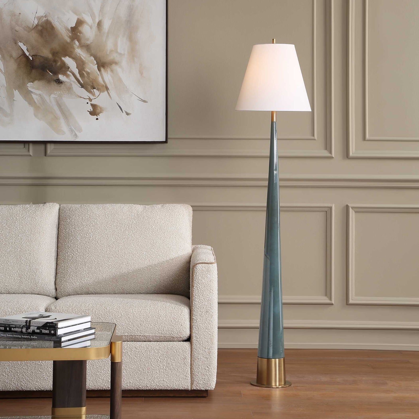 Riccardi Blue Floor Lamp