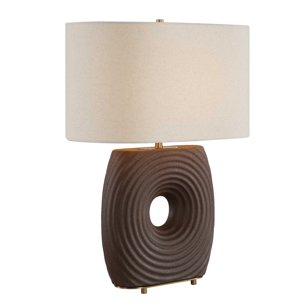 Geno Concentric Ribbed Table Lamp