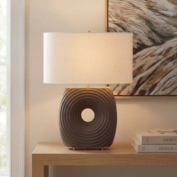 Geno Concentric Ribbed Table Lamp
