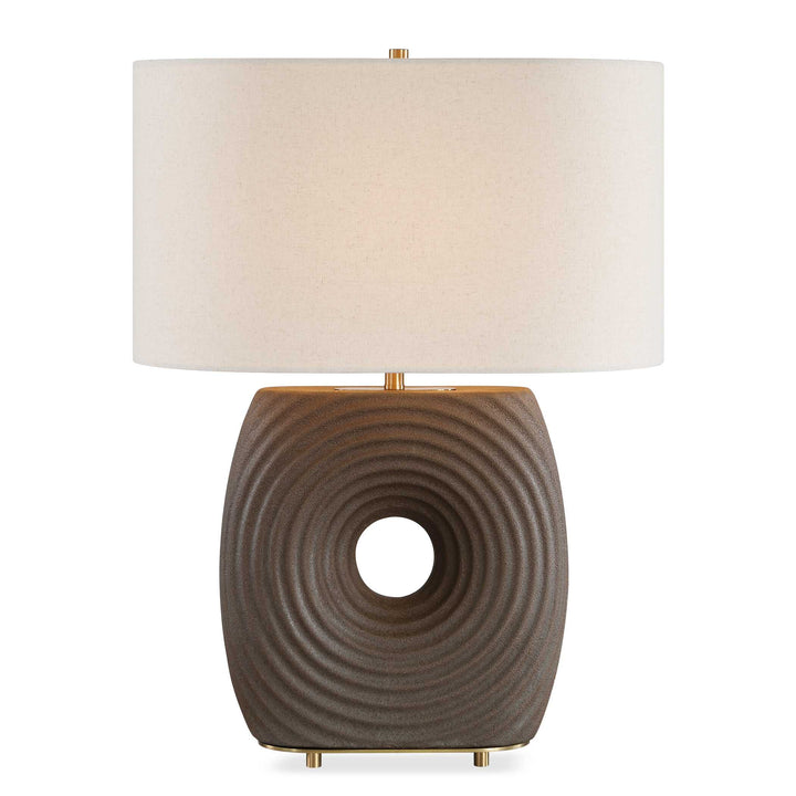 Geno Concentric Ribbed Table Lamp