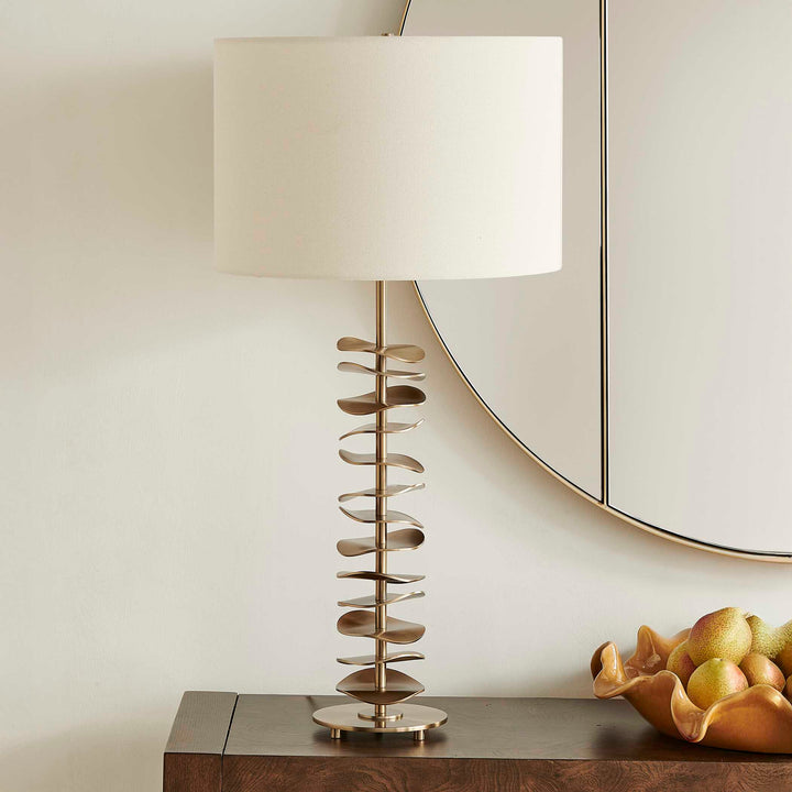 Akoa Metal Disc Table Lamp