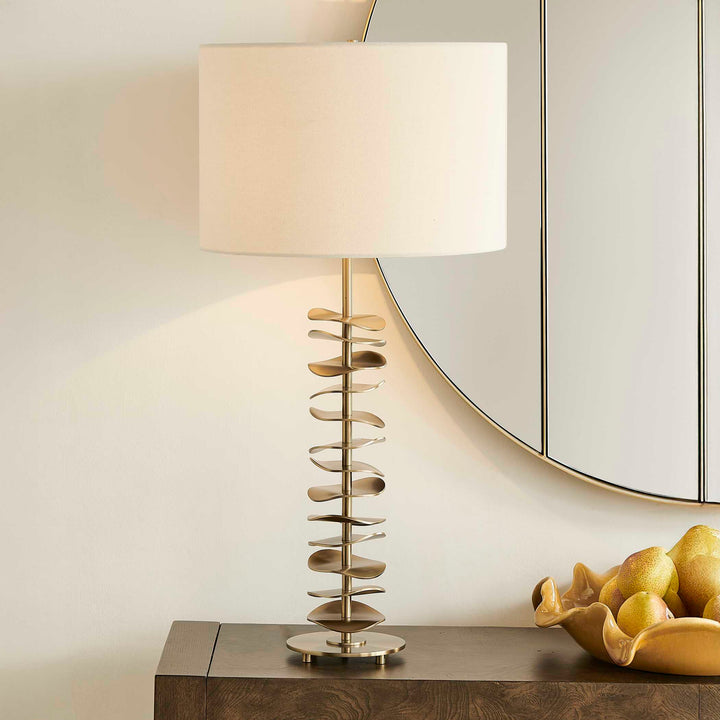 Akoa Metal Disc Table Lamp
