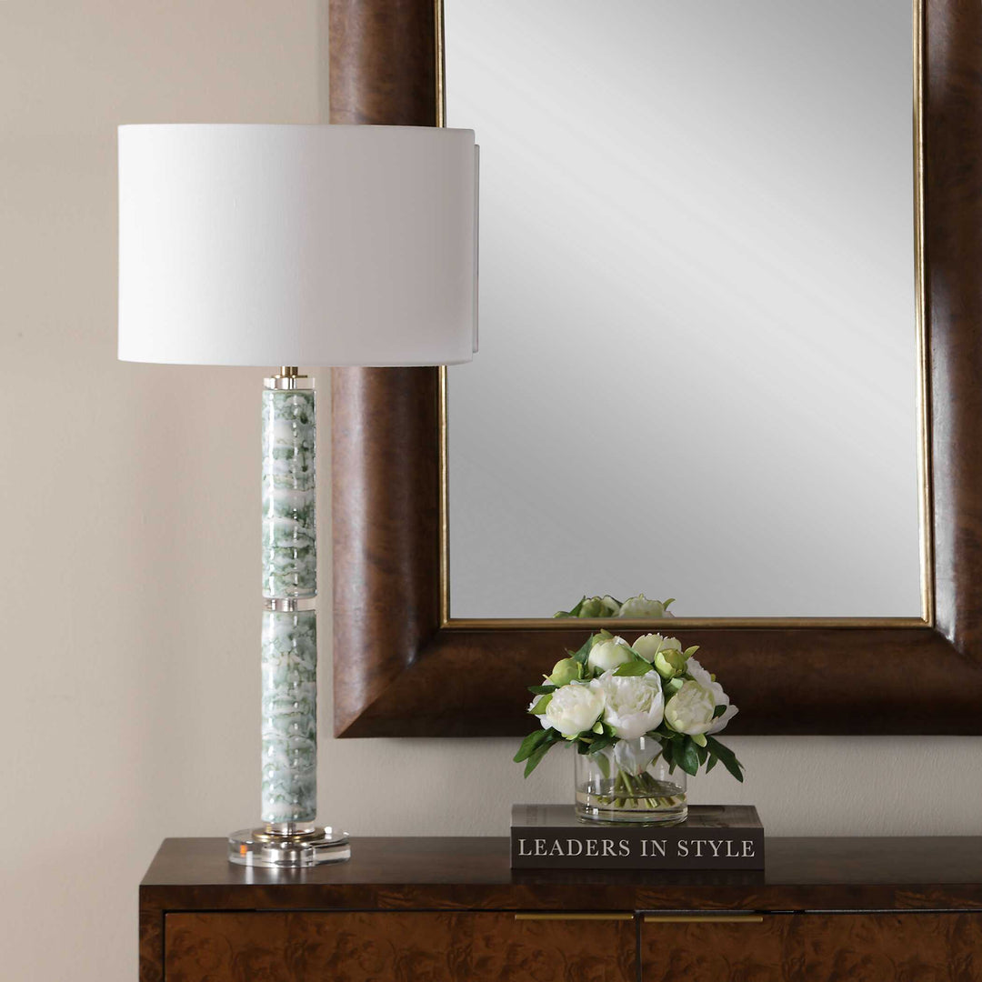 Jameis Marbled Table Lamp