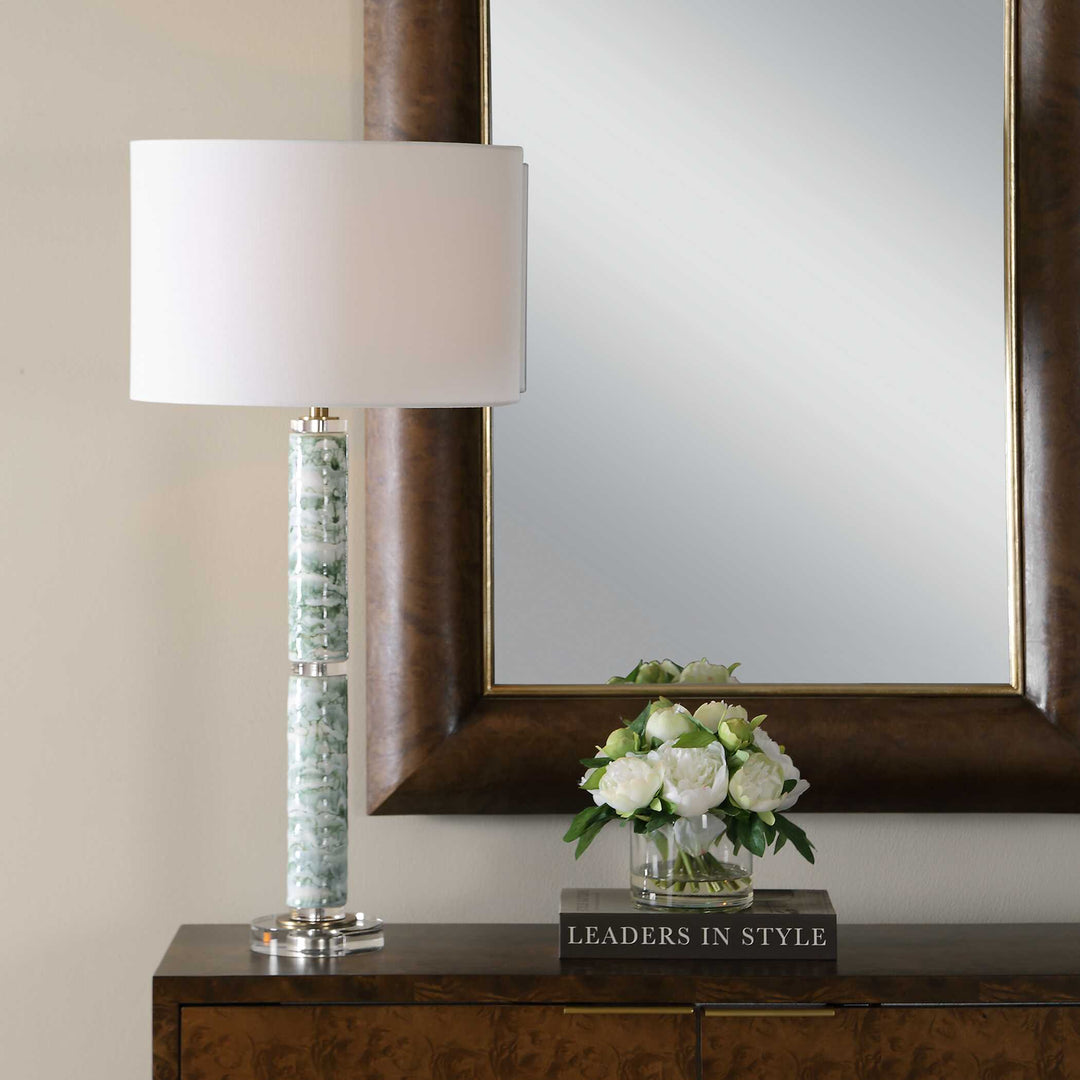 Jameis Marbled Table Lamp