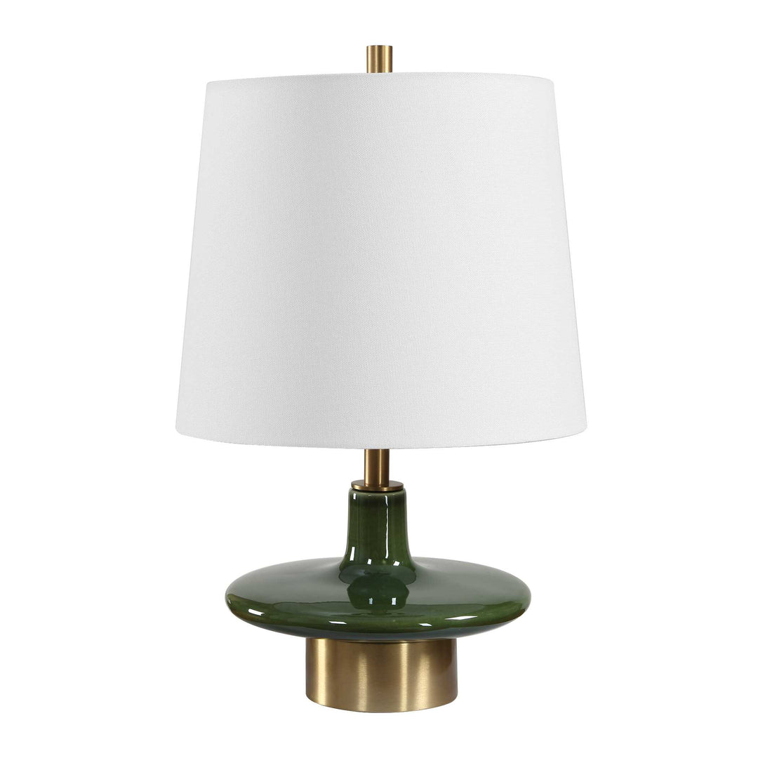 Sieler Glossy Green Table Lamp