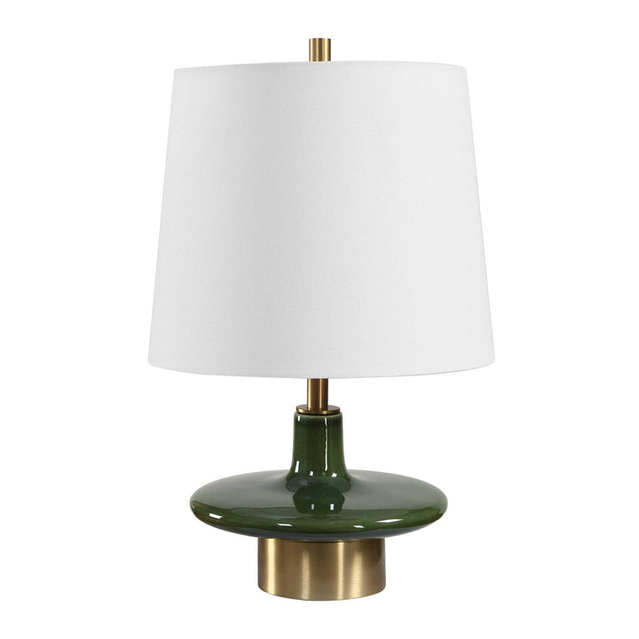 Sieler Glossy Green Table Lamp