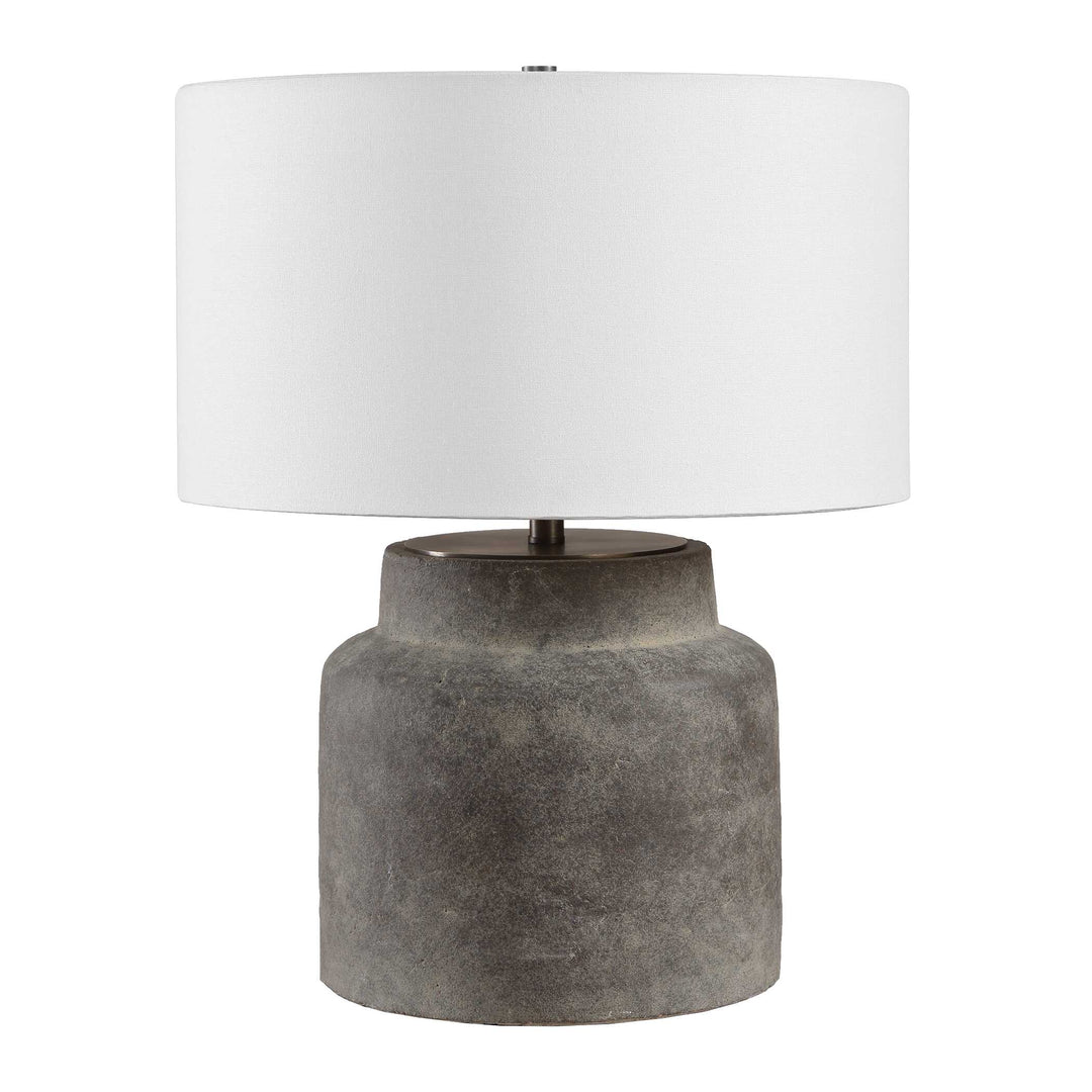 Benedet Gray Wash Table Lamp