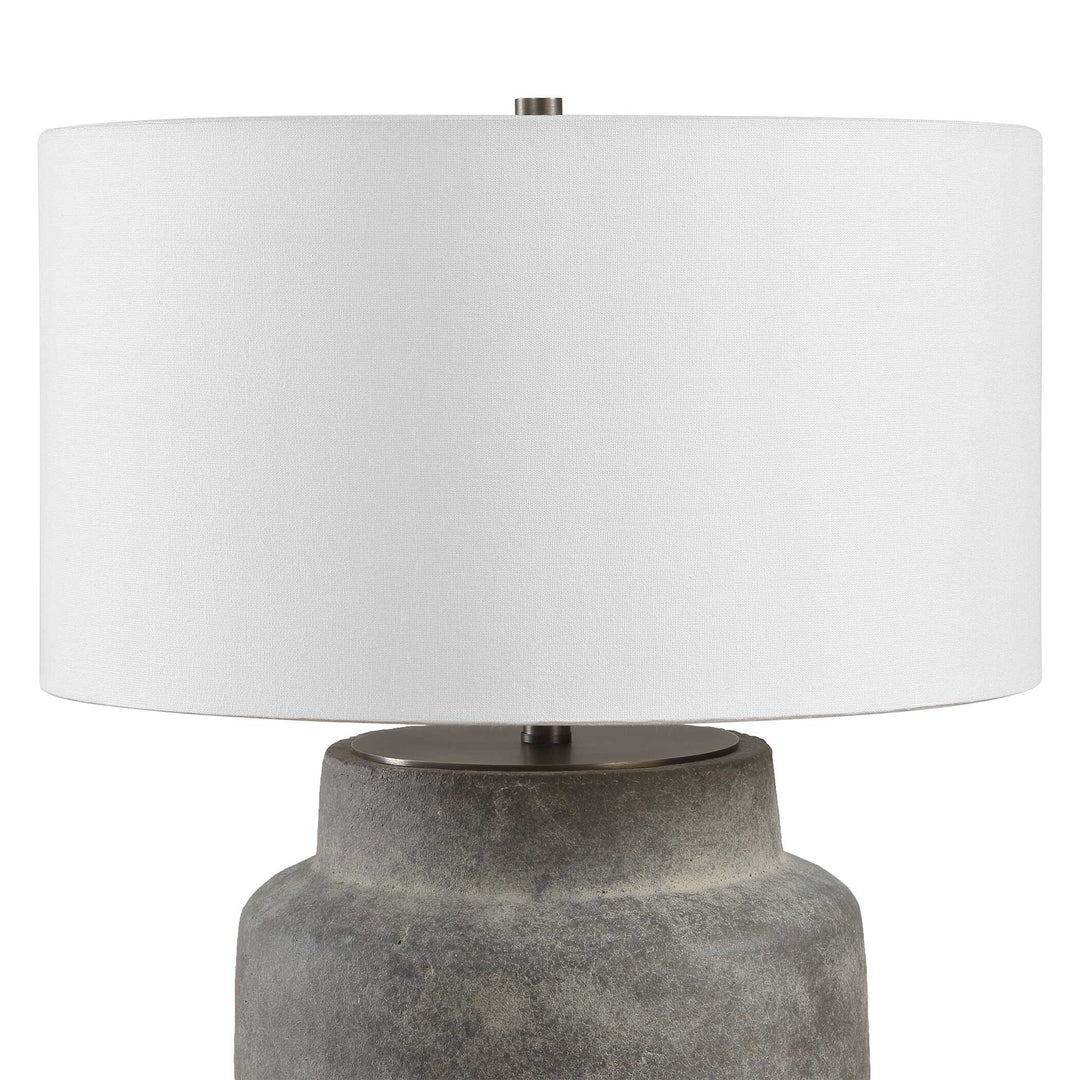 Benedet Gray Wash Table Lamp