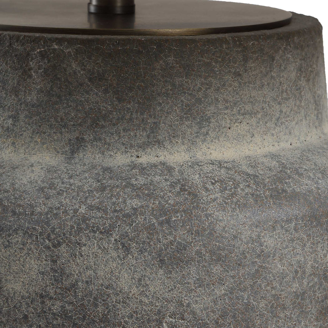 Benedet Gray Wash Table Lamp
