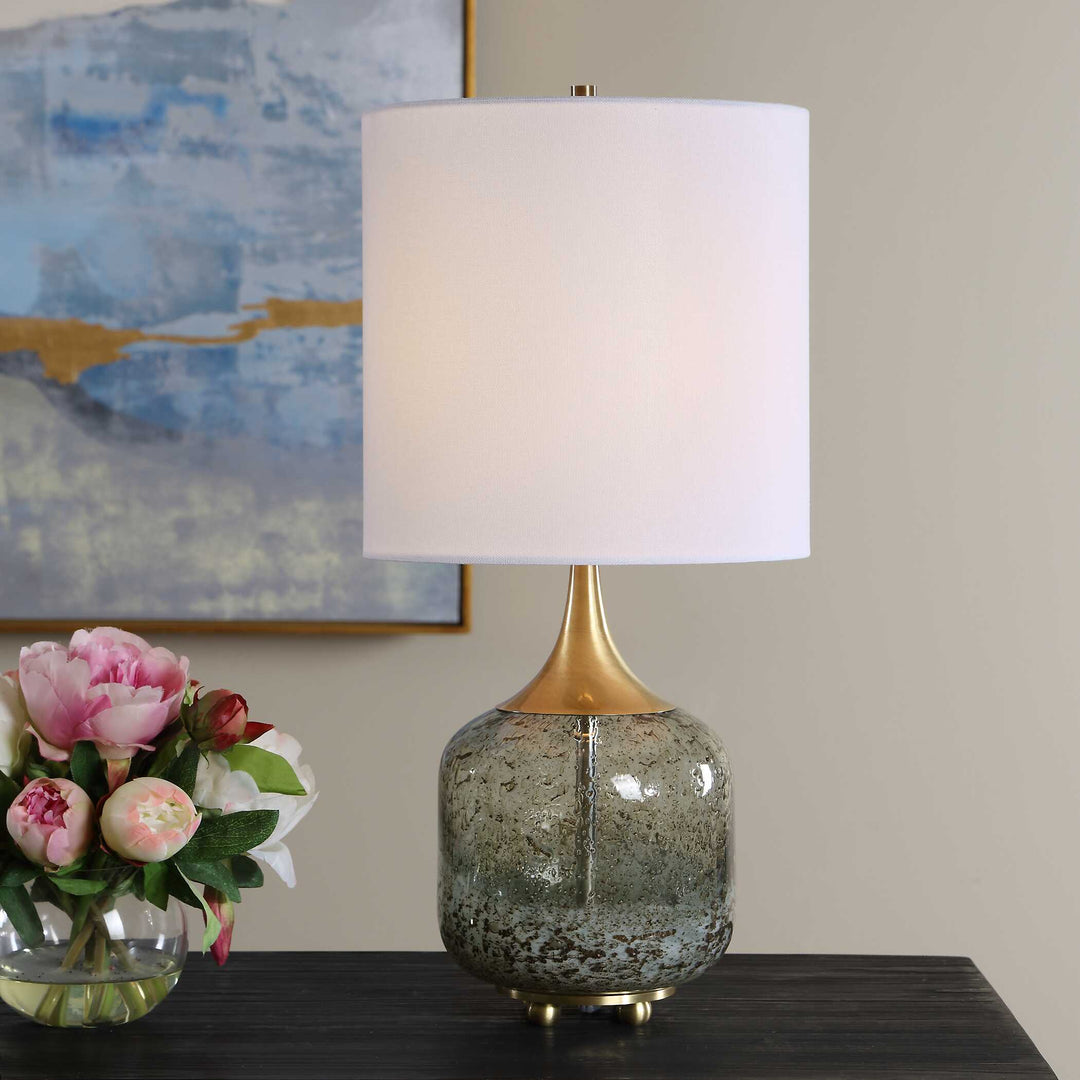 Glenn Mottled Glass Table Lamp