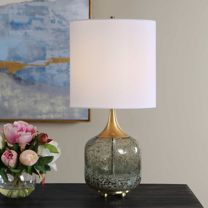 Glenn Mottled Glass Table Lamp