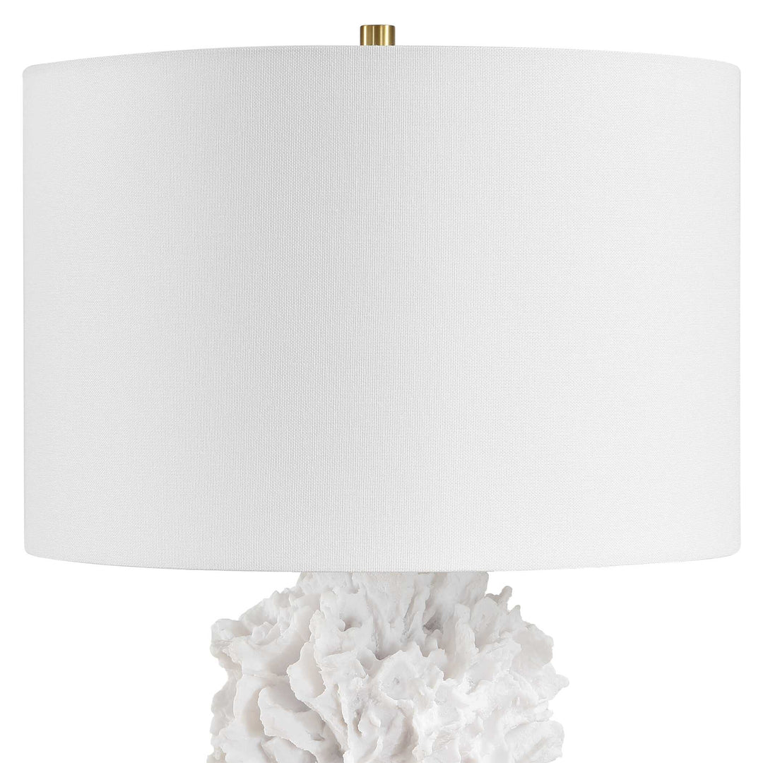 Cambre White Coral Table Lamp