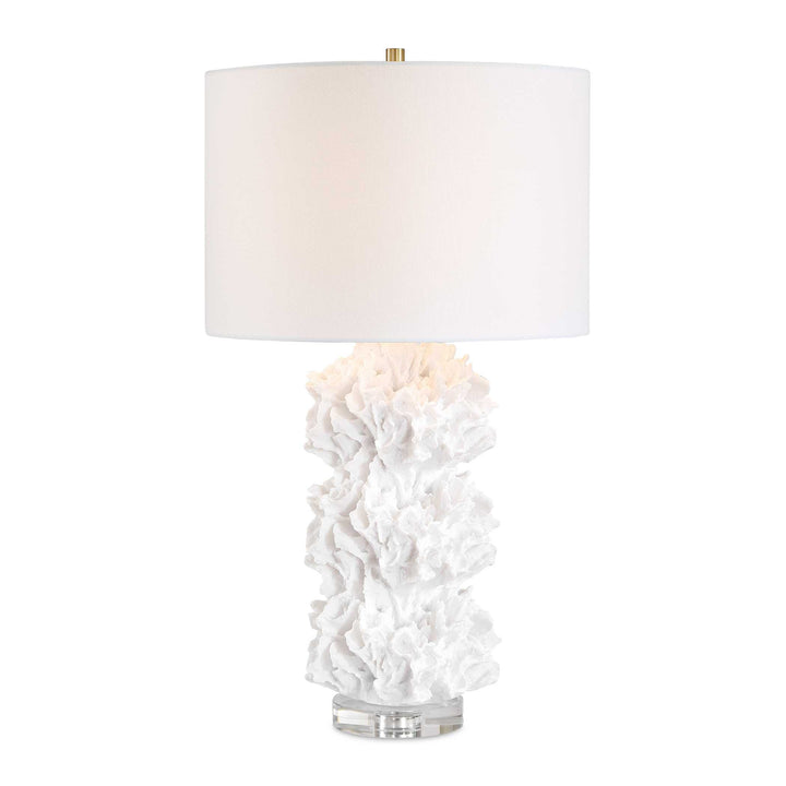 Cambre White Coral Table Lamp