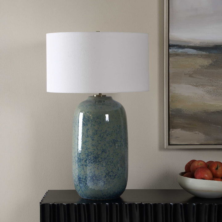 Caliendo Blue & Sage Table Lamp