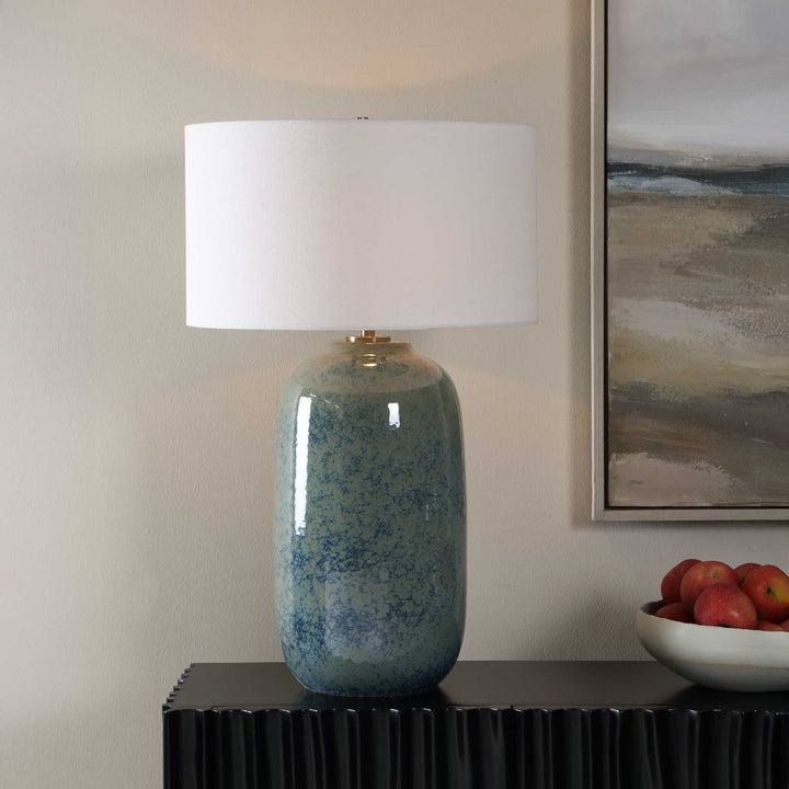 Caliendo Blue & Sage Table Lamp