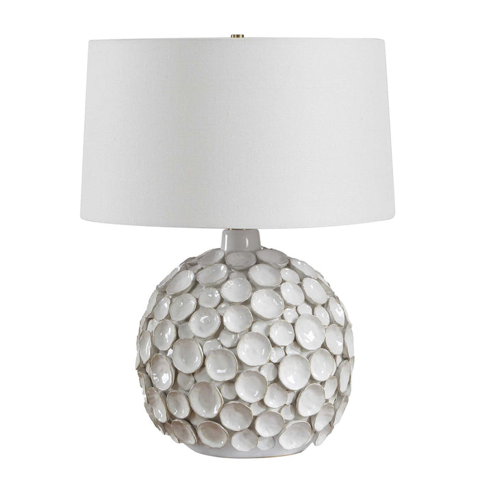 Hartley White Petal Table Lamp