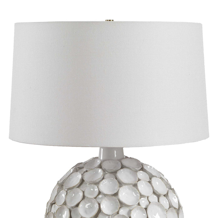 Hartley White Petal Table Lamp