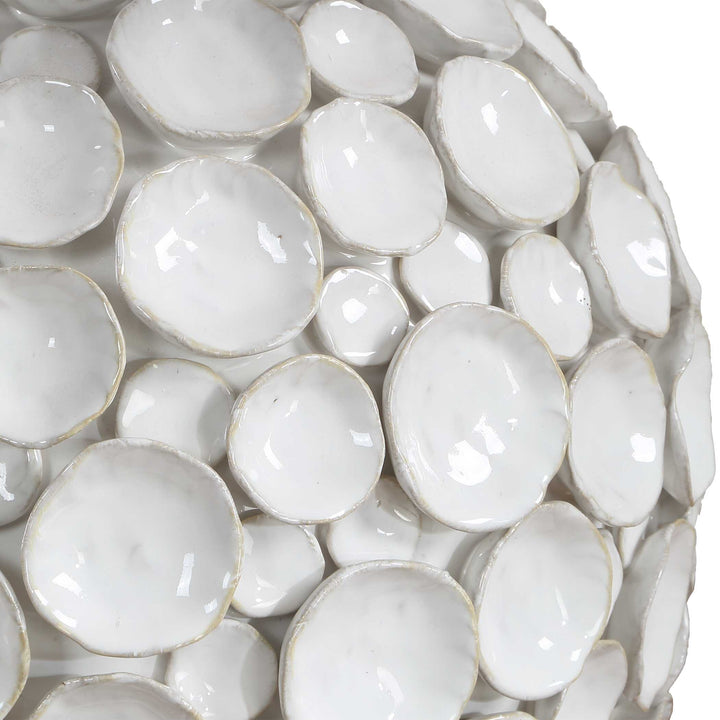 Hartley White Petal Table Lamp
