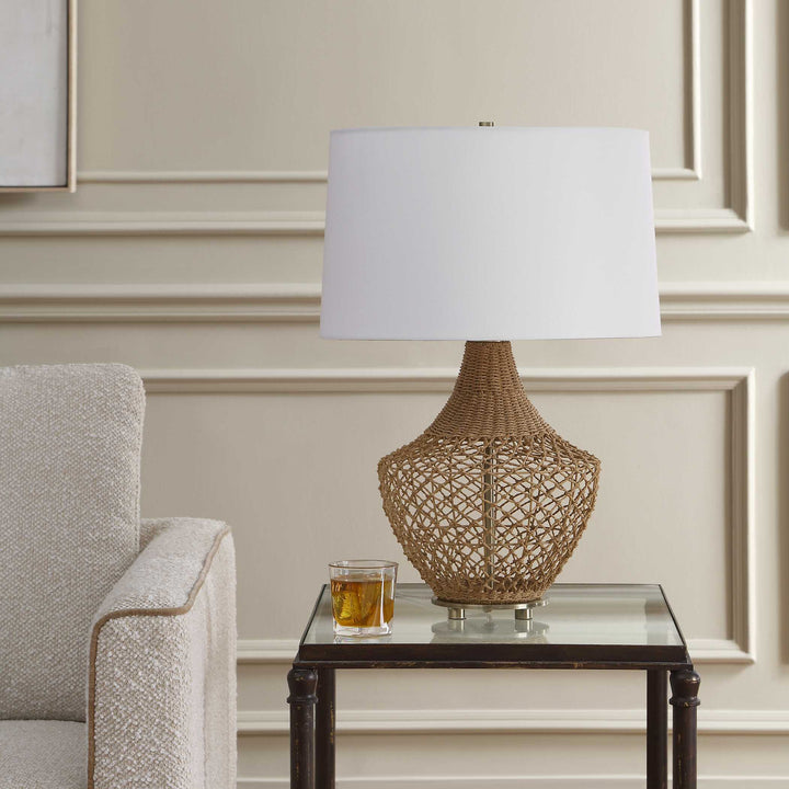 Samori Rattan Table Lamp