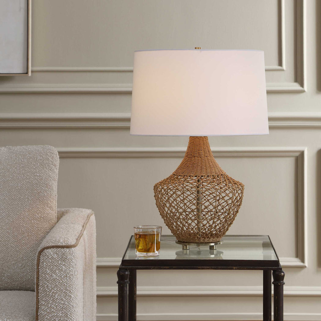 Samori Rattan Table Lamp
