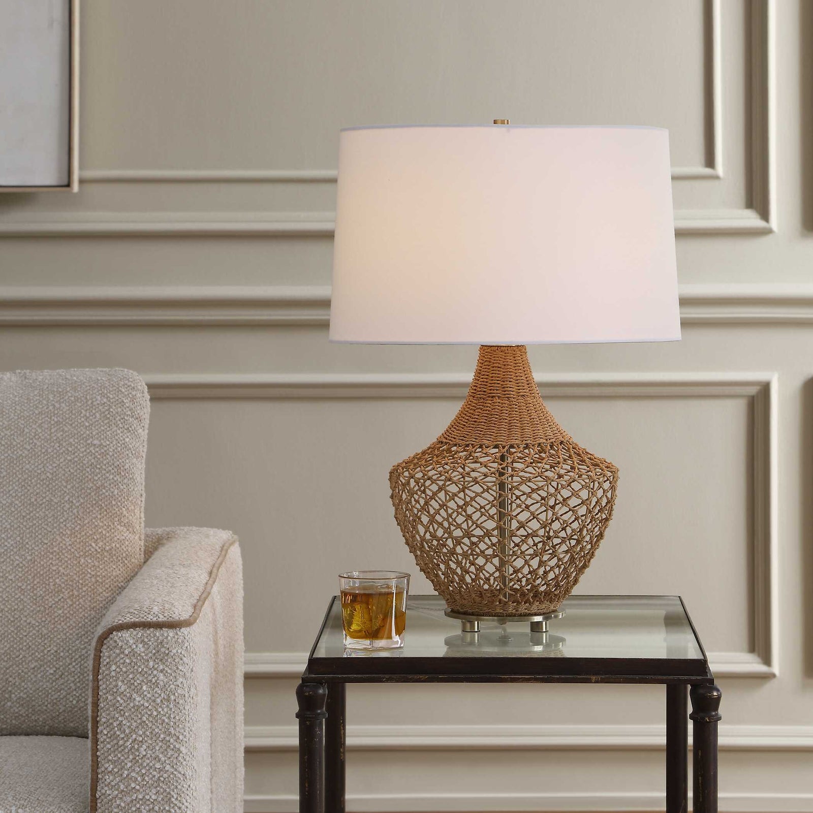 Samori Rattan Table Lamp