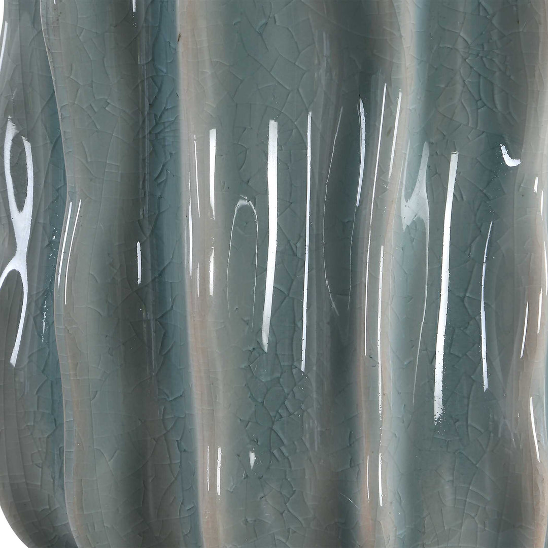 Niese Light Blue Glaze Table Lamp